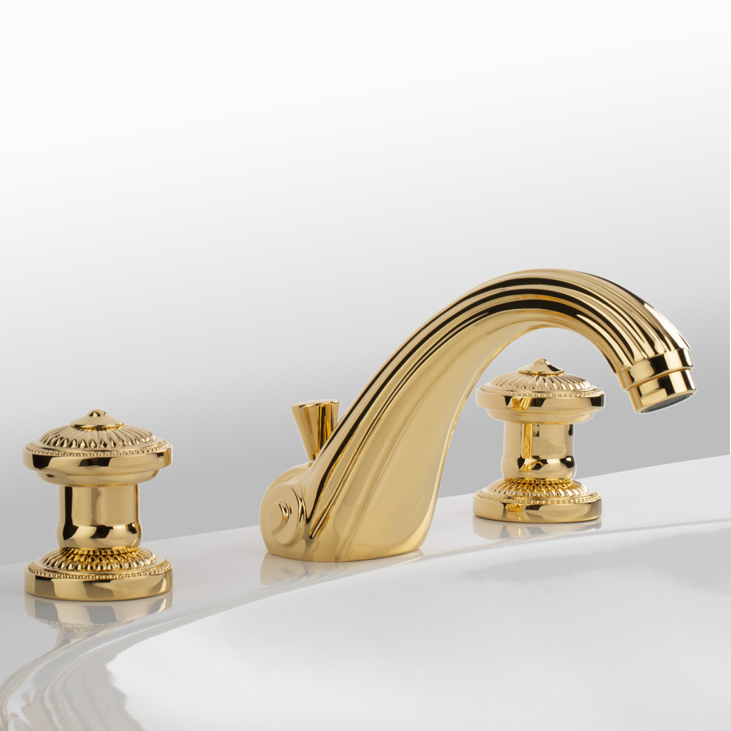 C40-1301 C40-1301 Смеситель для раковины на 3 отверстия БОНРОШ Cristal & Bronze BONROCHE - Вид №1