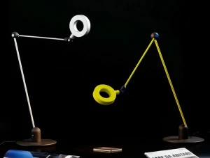 Martinelli Luce Настольная светодиодная лампа из алюминия с гибким кронштейном L'amica 736/l/