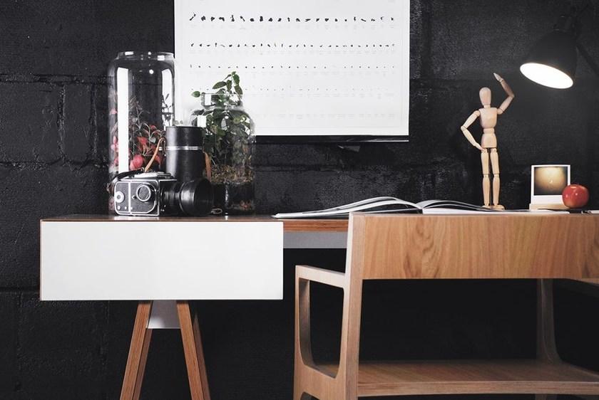 ODESD2 Прямоугольный стол из фанерованной древесины с ящиками T sun-id-1351437 - Вид №6