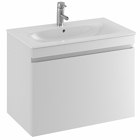 42390 IFO Renova Плоская тумба для тонкой раковины с ящиком и внутренним ящиком, Ш = 988 мм, Ш1 = 1000 мм, темно-серый  - Вид №9