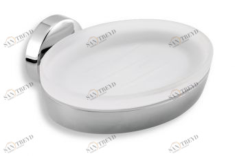 Мыльница стеклянная Novaservis Metalia 11 0136.0 хром 01360