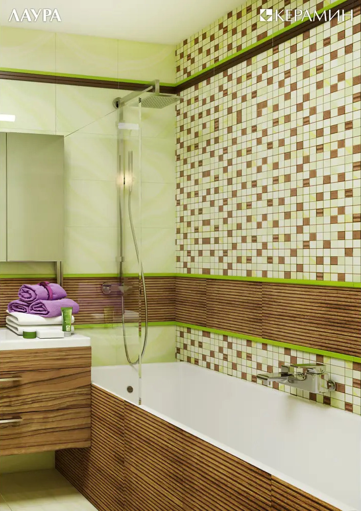 91038465 Плитка Керамин CDB00013137 40x40см 1.76 м² цвет зеленый, цена за упаковку STLM-0452589