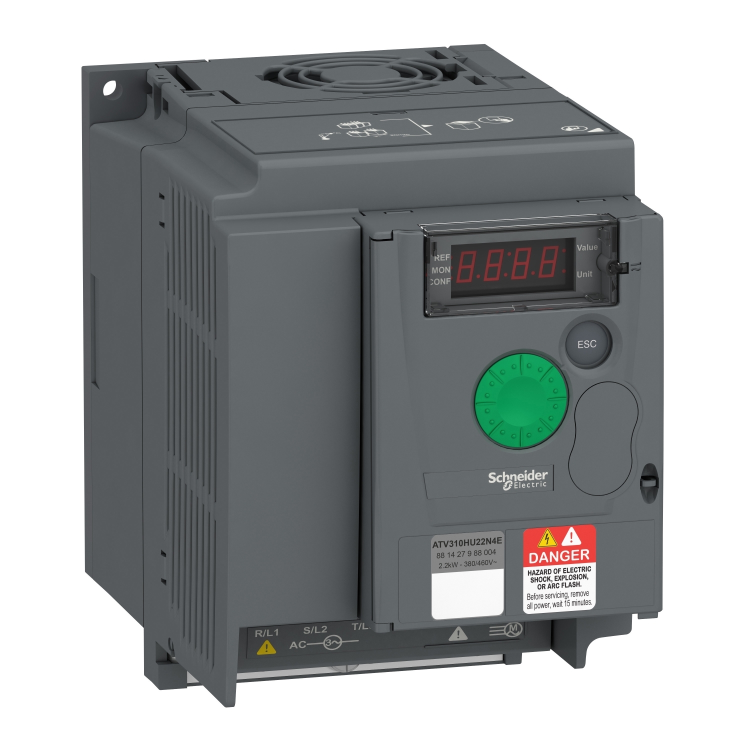 ATV310HU22N4E Преобразователь частоты ATV310 2,2кВт 380В 3ф Schneider Electric Экономичная серия ПЧ 