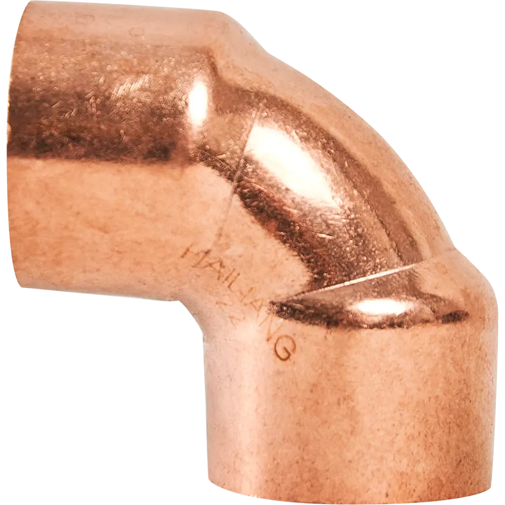 Угол двухраструбный Hailiang ø22/90° мм медь 88673081 STLM-2176892  - Вид №1