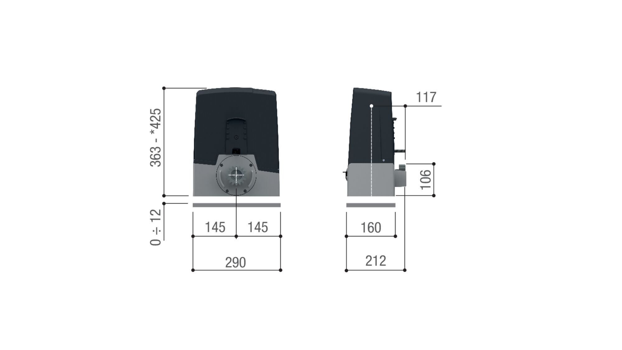 Автоматизация ворот CAME BXV ARCH-00089553 - Вид №2