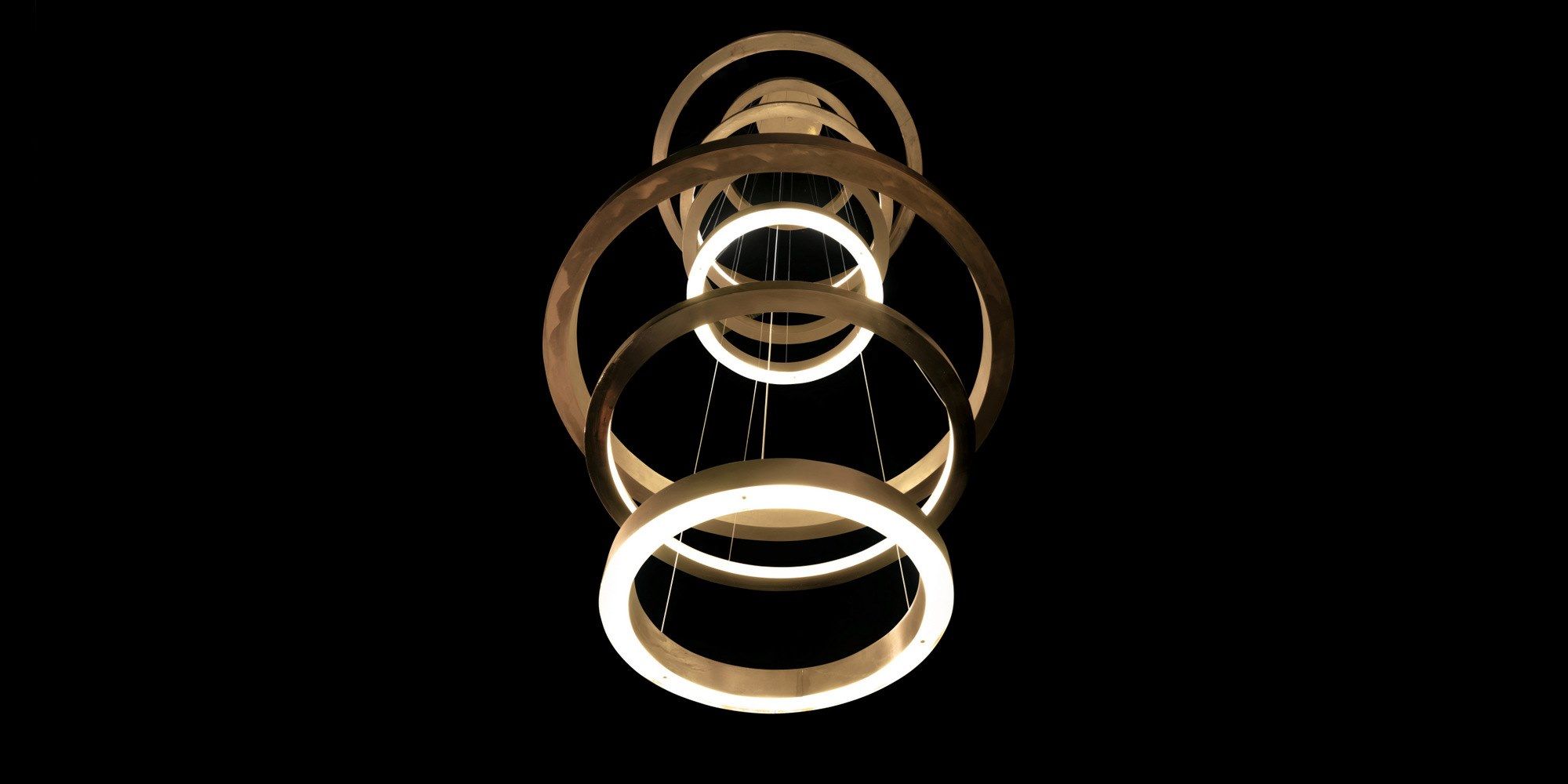 Латунь затемнения светодиодный подвесной светильник Henge Light Rings ARCH-00092192 - Вид №9