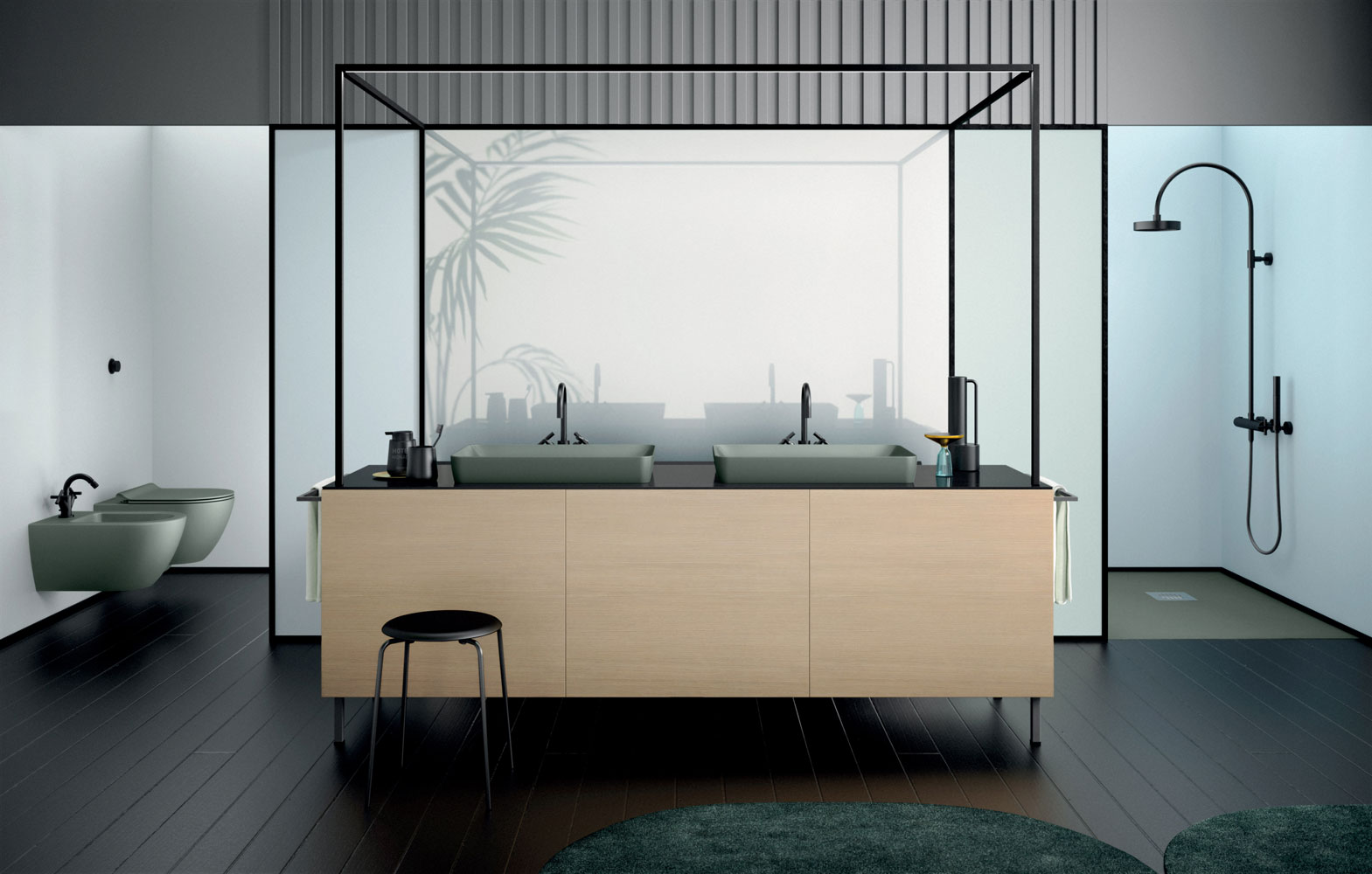 883704 Встроенная раковина под столешницу овальная GSI ceramica  - Вид №4