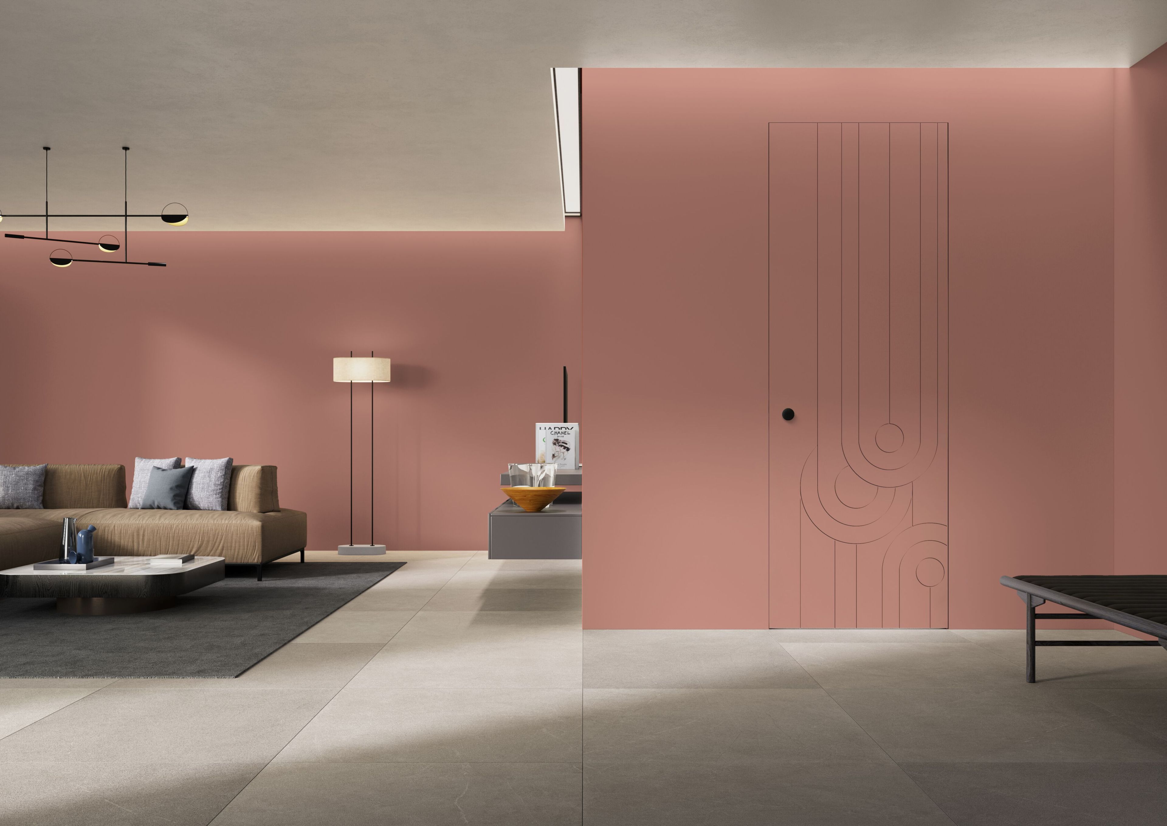 Деревянная стена заподлицо распашная дверь FERREROLEGNO ноль ARCH-00079721 - Вид №2