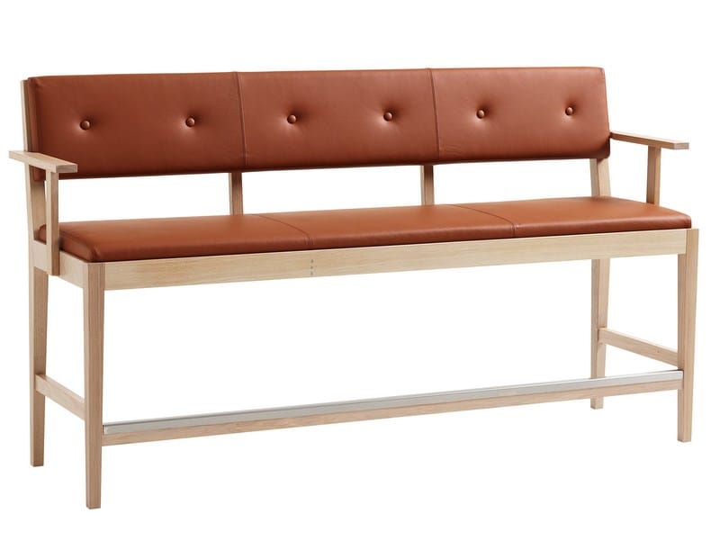 Высокая кожаная мягкая скамья Karl Andersson FACILE ARCH-00023029 - Вид №3