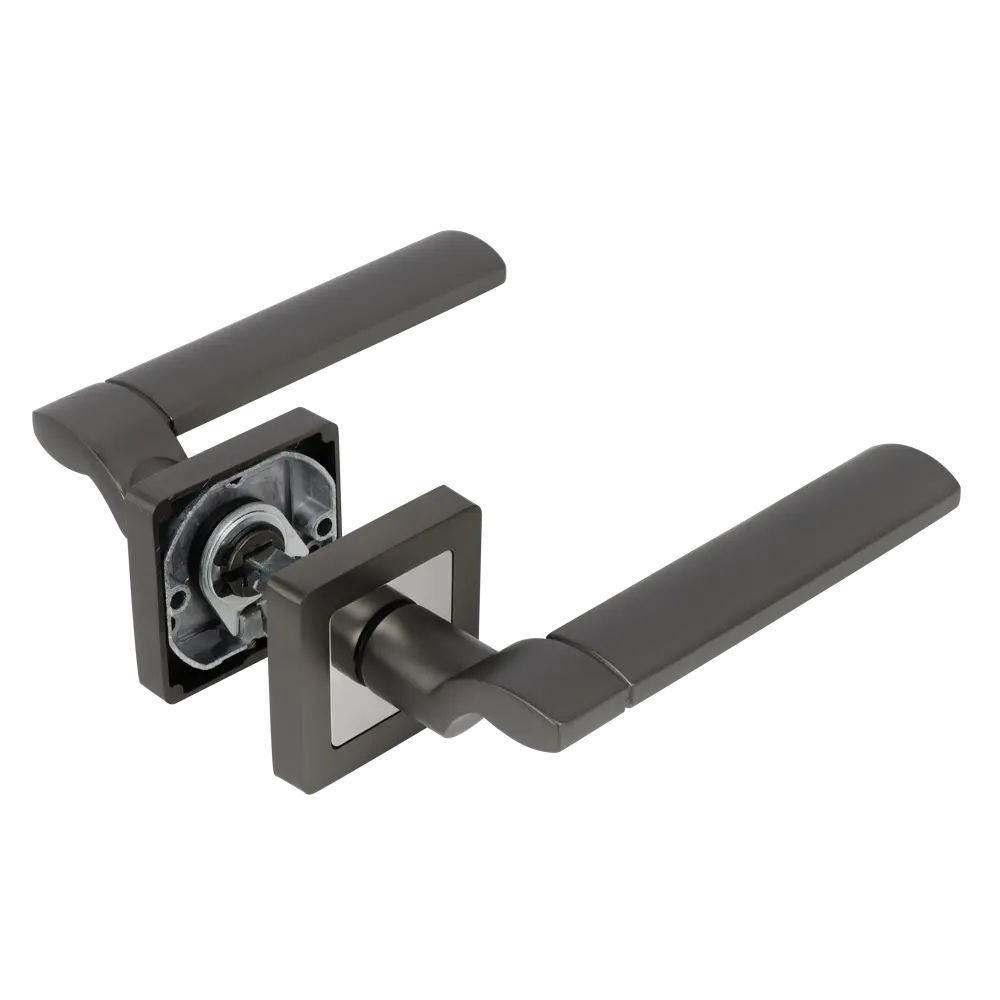 Дверные ручки EDSON EDS-114H-Q1 в цвете графит 85169340 STLM-0059367