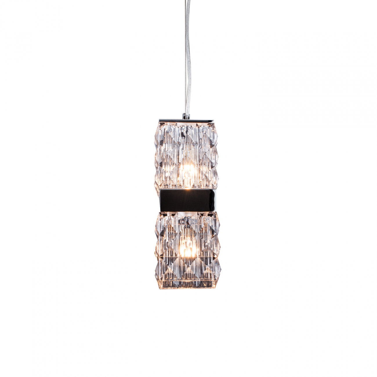Подвесной светильник BRCH102D от Delight Collection DELIGHT COLLECTION ДИЗАЙНЕРСКИЕ 243918 Прозрачный;хром  - Вид №2
