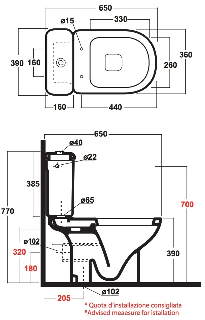 Rub71pl101 Компакт унитаз с бачком Белый Olympia Ceramica RUBINO Италия - Вид №2