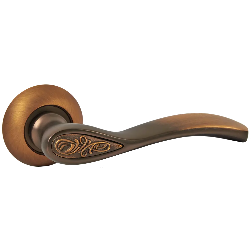 Ручка дверная на розетке EDS-A162CF, цвет кофе 82180550 STLM-2027493 EDSON 
