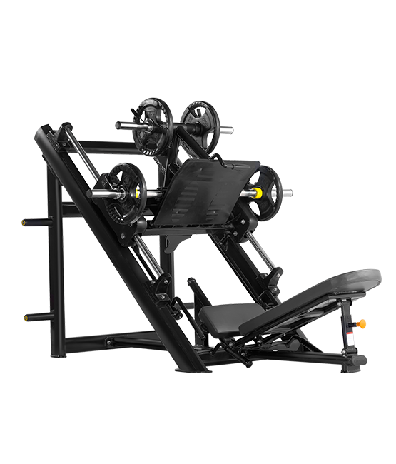 H-022 Bronze gym h-022 жим ногами под углом 45 градусов (чёрный) Bronze Gym H серия  - Вид №1