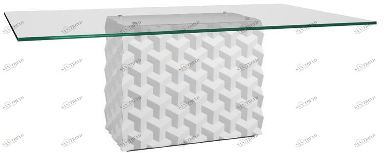 Jetclass Прямоугольный обеденный стол из стекла Triny Jtn201e - i 