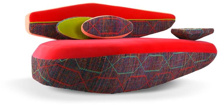 Adrenalina Модульный диван Terminal из ткани Big sofa sun-id-1429558 - Вид №1