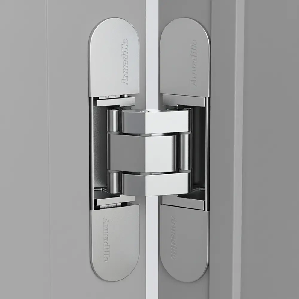 Скрытая петля дверная U3D3000 115x23x26 мм ЦАМ цвет хром ARMADILLO STLM-2099593 - Вид №3