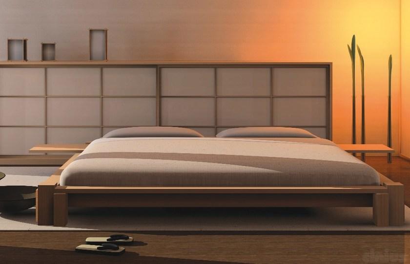 Cinius Двуспальная кровать татами из дерева Kyoto sun-id-1380505 - Вид №2