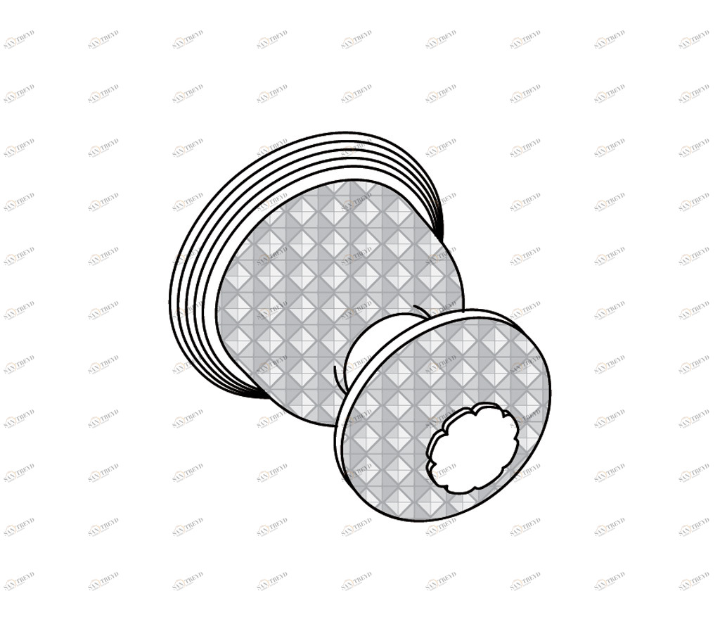 C47-329C C47-329C Настенный клапан 3/4 ″ C АЛМАЗНЫЙ КУПОЛ Cristal & Bronze DÔME DIAMANT 