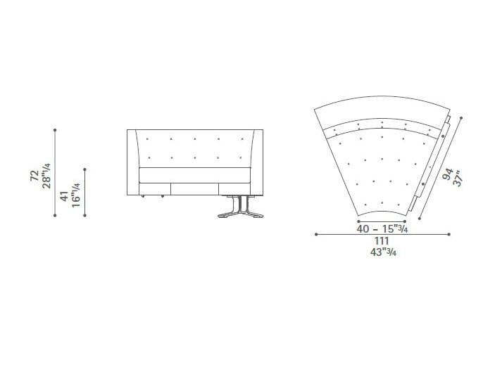 Кожаный модульный диван Poltrona Frau коллекция - диваны и кресла ARCH-00113476 - Вид №9
