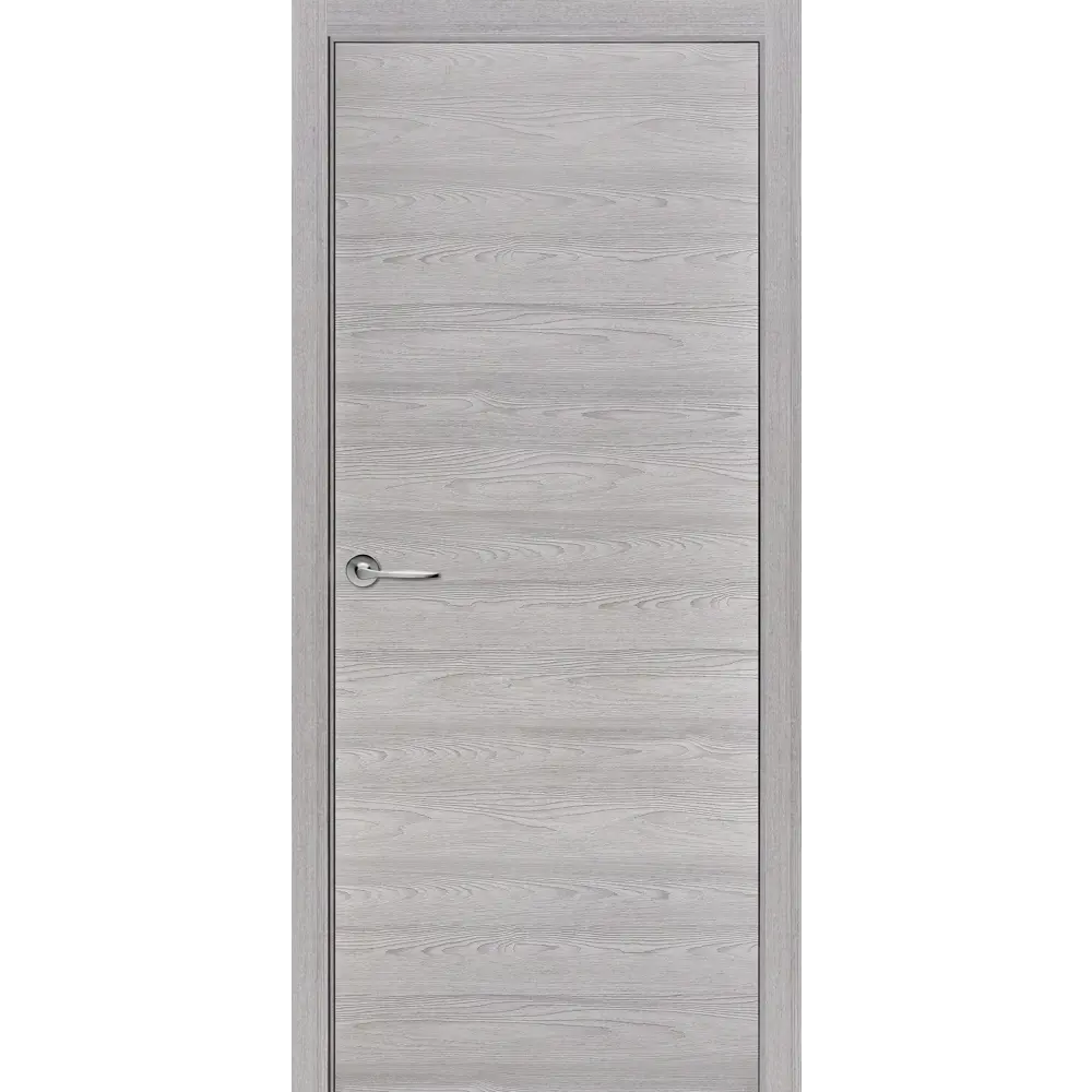 Комплект двери глухая 60x200 см Hardflex цвет ясень серый с добором 150 мм ПРИНЦИП STLM-2157962