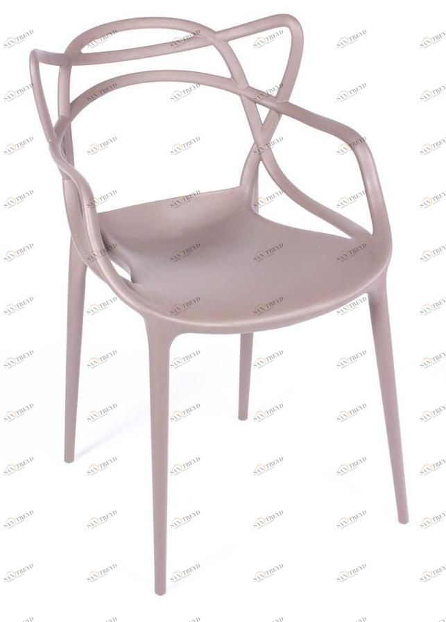 Стул кухонный со спинкой латте Masters BRADEX HOME  00-3973922 Коричневый 