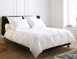 PAL_200 Одеяло 200x200 95% гусиный пух 5% перо гусиное 190 гр/м2 чехол хлопок перкаль 350ТС Blanc des Vosges