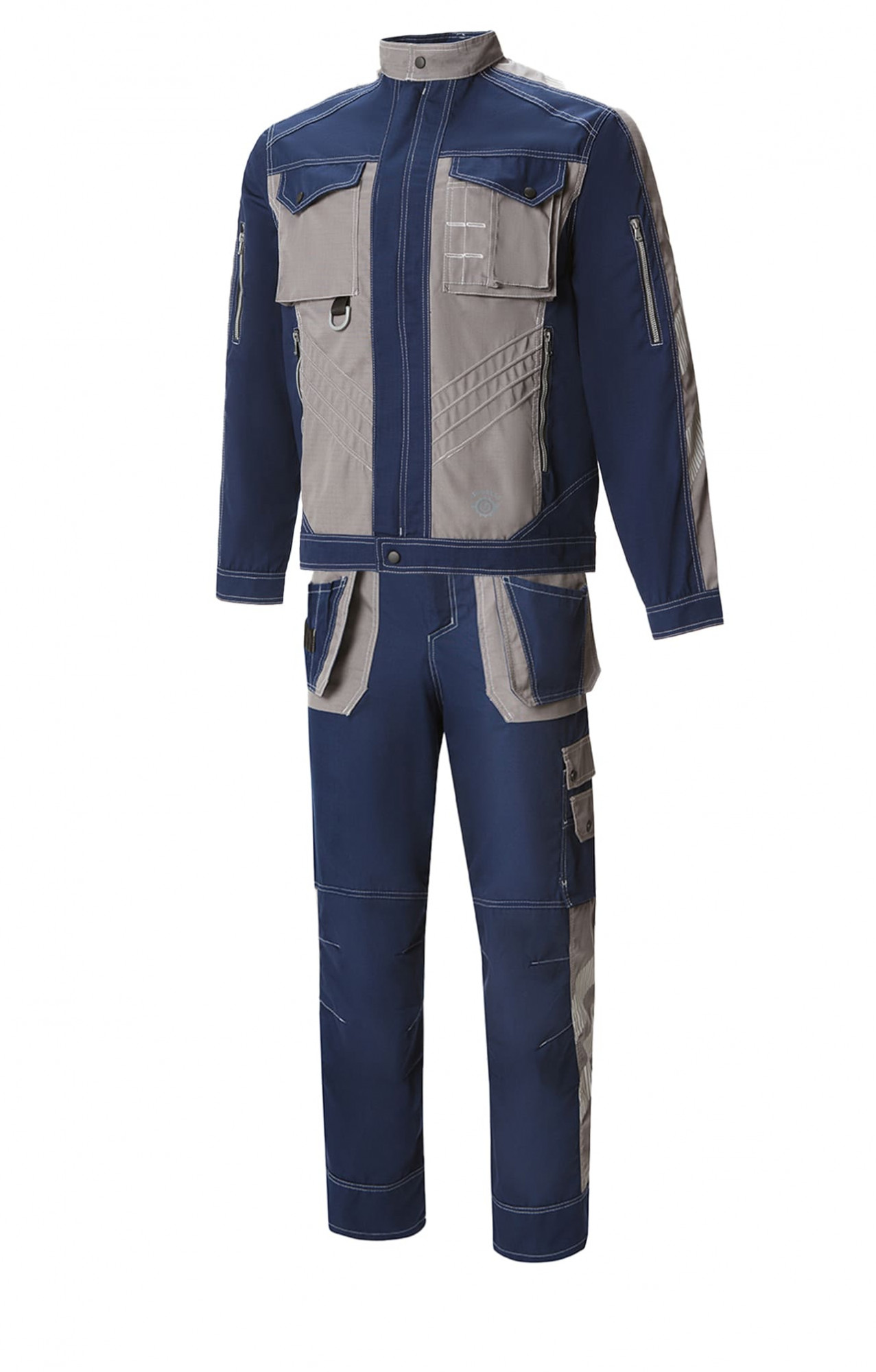 68832 Костюм "Прогресс" темно-синий с серым  Летняя спецодежда  размер 44-46/170-176 