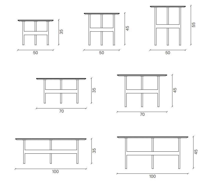 Квадратный стеклянный журнальный столик с мраморным эффектом Devina Nais TETRIS ARCH-00082295 - Вид №4