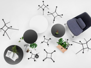 Круглый журнальный столик