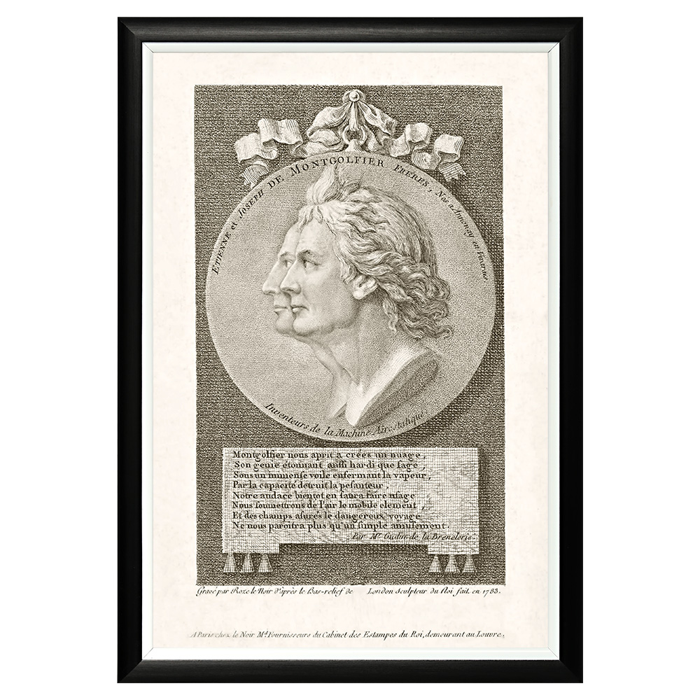 550016618_1818 Арт-постер «Братья Монгольфье» Object Desire 