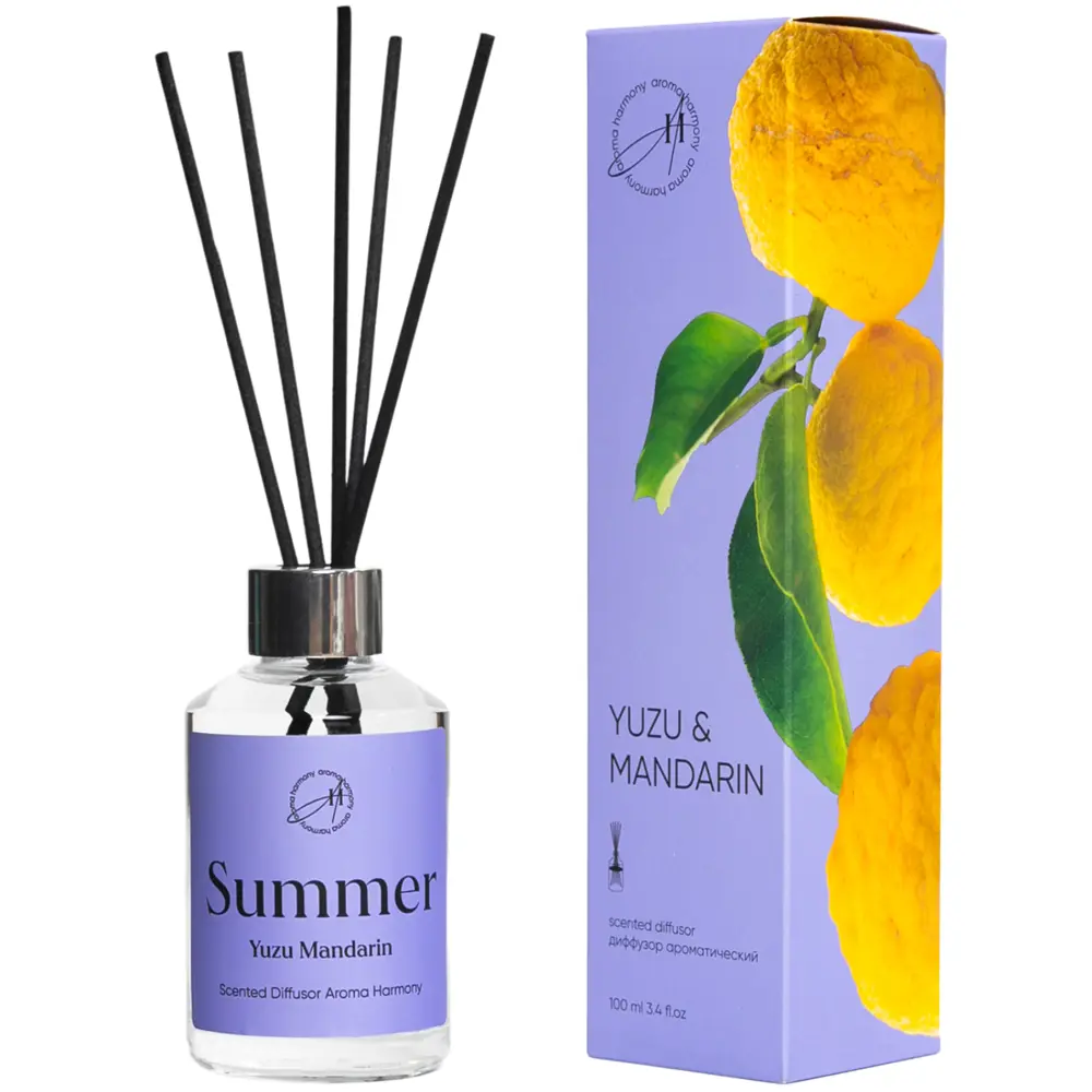 AROMA HARMONY Диффузор Summer Yuzu Mandarin с цитрусовым ароматом 89359596 STLM-1576772