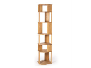 Отдельно стоящий книжный шкаф из дуба