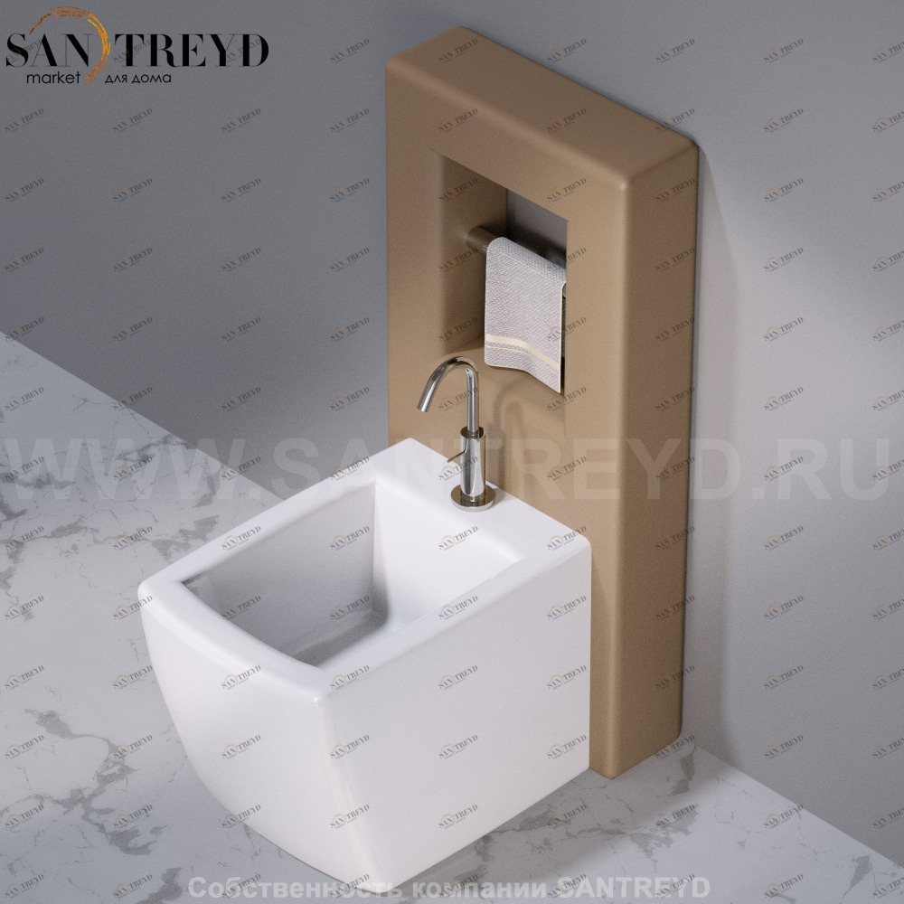 C302VX.132 Настенный керамический шкаф для биде напольное WALL A. e T. Italia AeT ITALIA