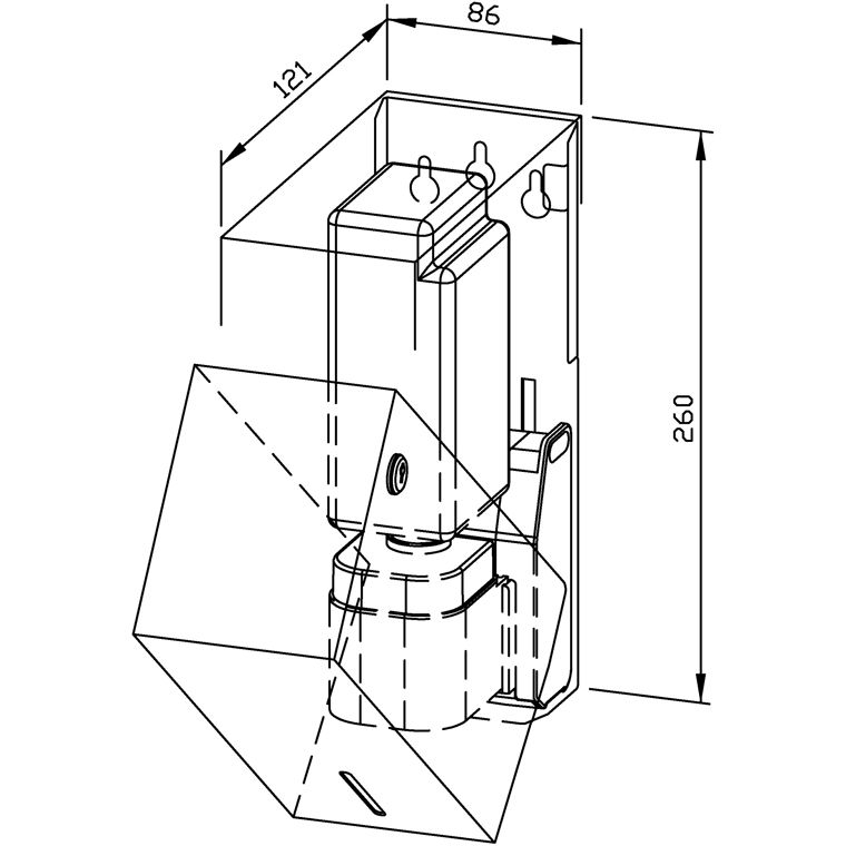 731333 Сенсорный дозатор жидкого мыла WP101e WAGNER_EWAR A-LINE Wagner Ewar  - Вид №1