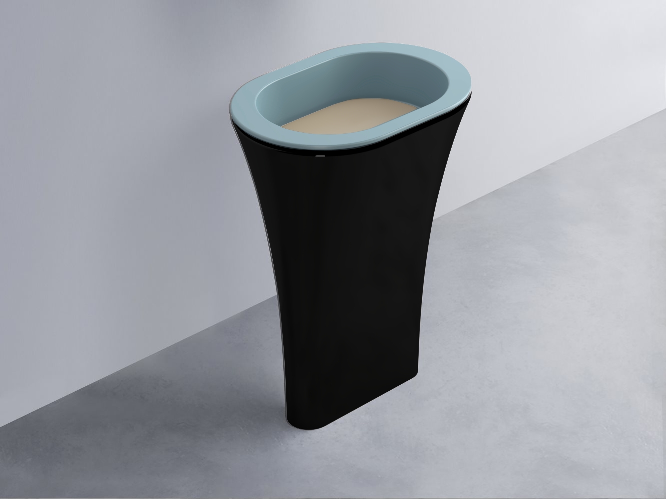 AMLA65-PL+AMPILO-AV+AMCOLO-N Раковина Amedeo Ovale отдельностоящая cielo Enjoy + Amedeo Ceramica Cielo