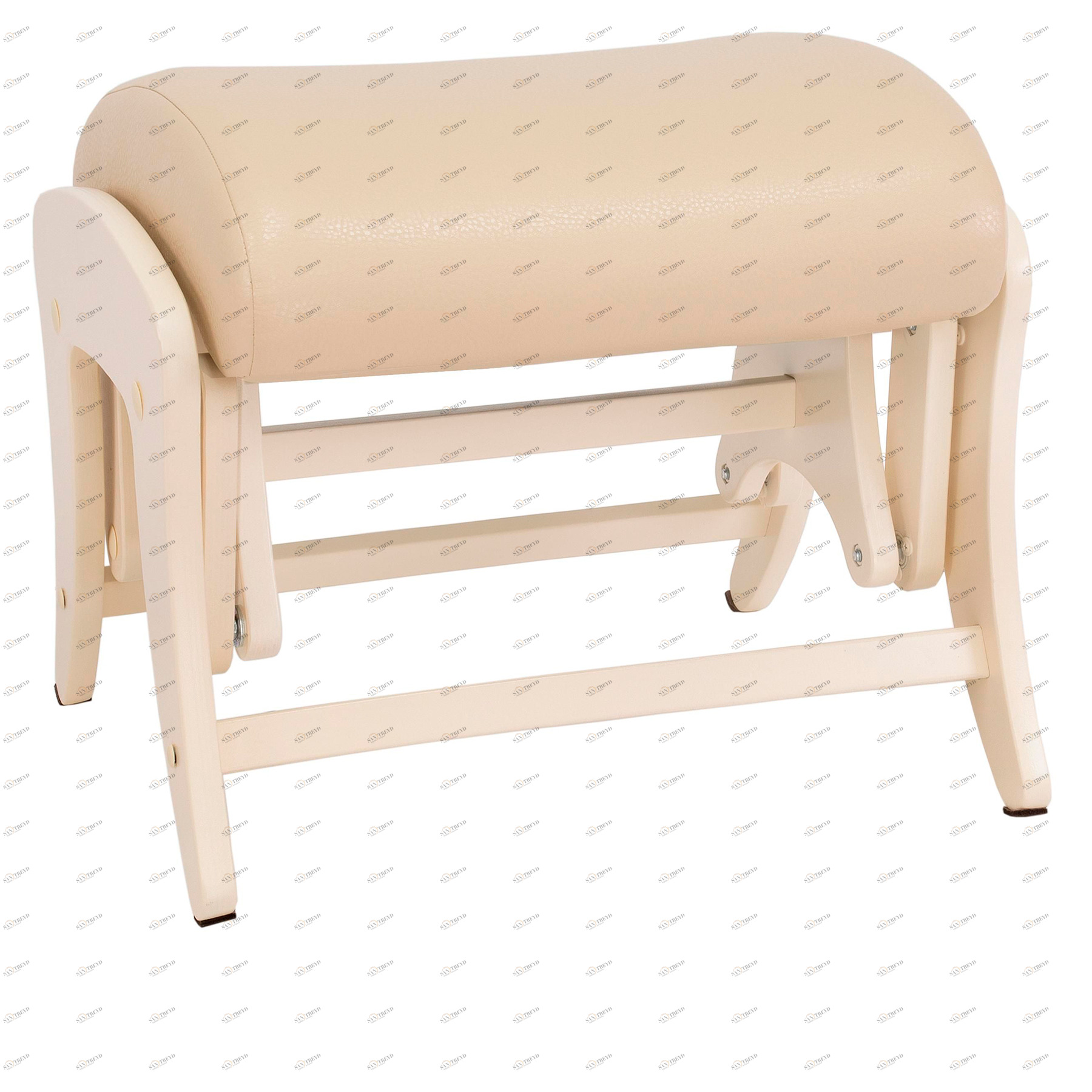 Пуфик-качалка Uni дуб шампань, экокожа Polaris Beige MILLI  00-3833219 Бежевый Santreyd 