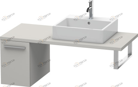 XL543000707 Шкафчик для консоли X-Large #XL5430 300 x 548 мм Бетонно-серый матовый декор Duravit