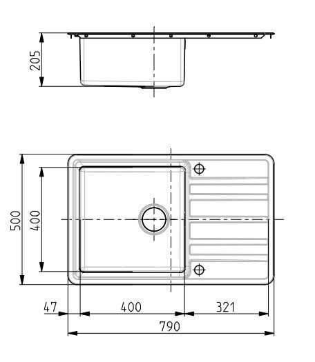 Мойка Alveus Rando 30 1131209 - Вид №7