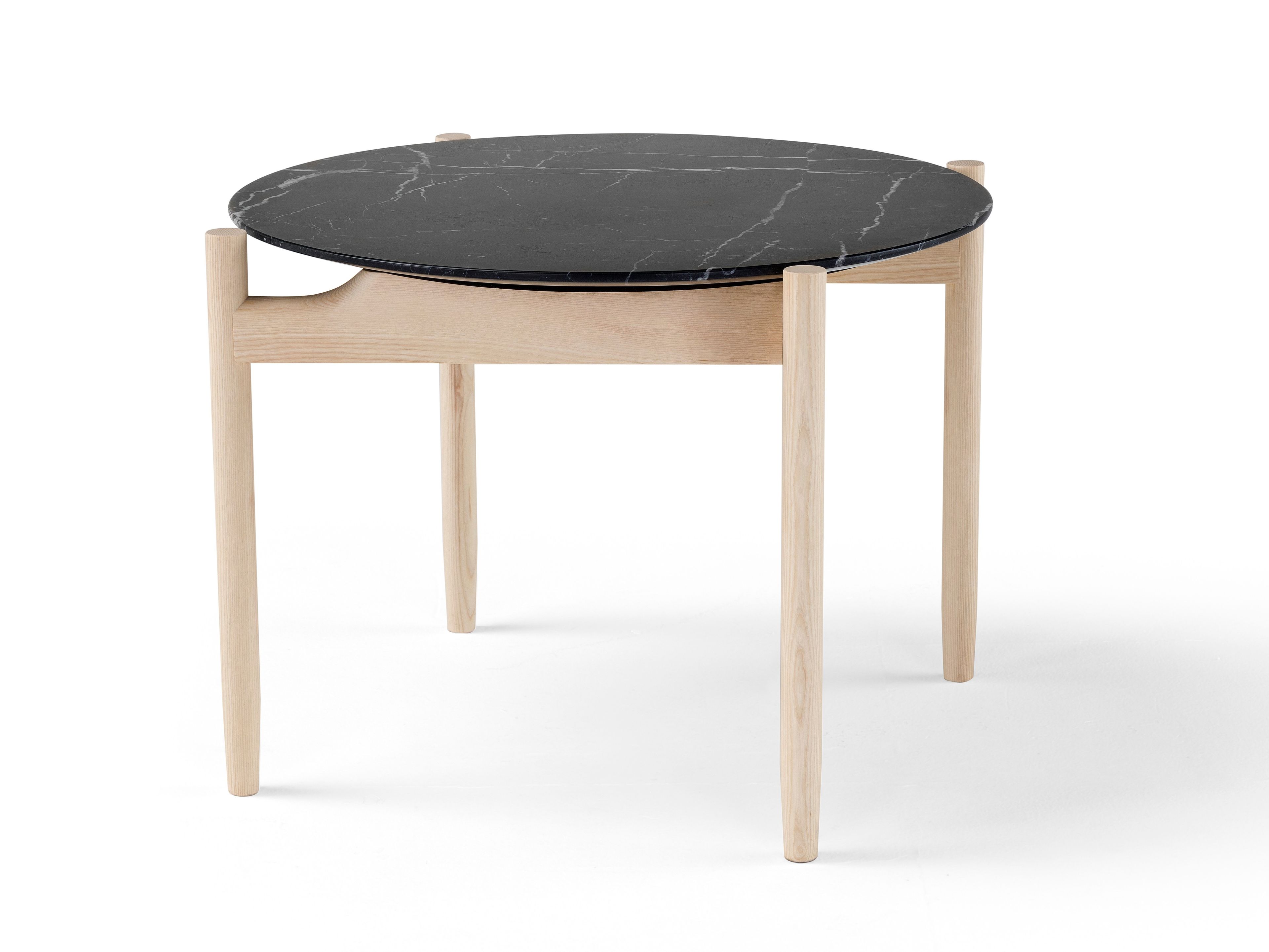 Круглый журнальный столик с мраморной или деревянной столешницей Amura ARCH-00006860 - Вид №7