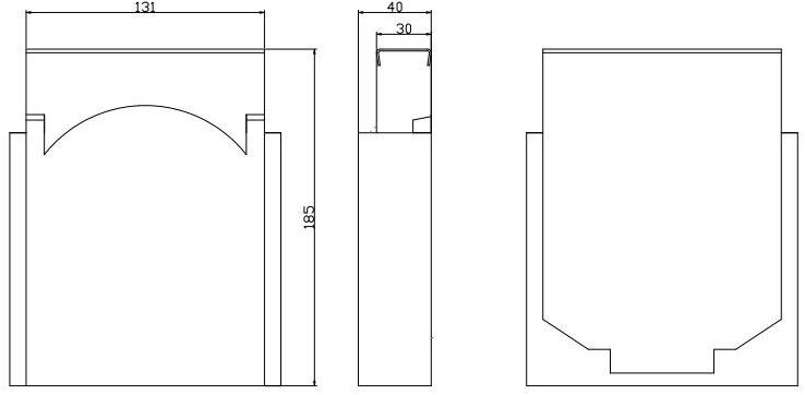 Pircher Передняя головка без слива Parking 5780  - Вид №1