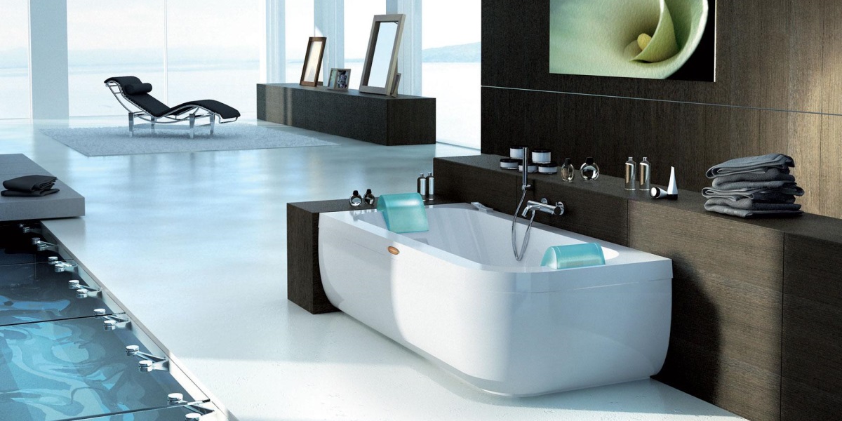 Ванна с гидромассажем "HYDRO FRIENDLY" Aquasoul Doubble угловая 9443-603A Dx Jacuzzi 9443603ADX - Вид №1