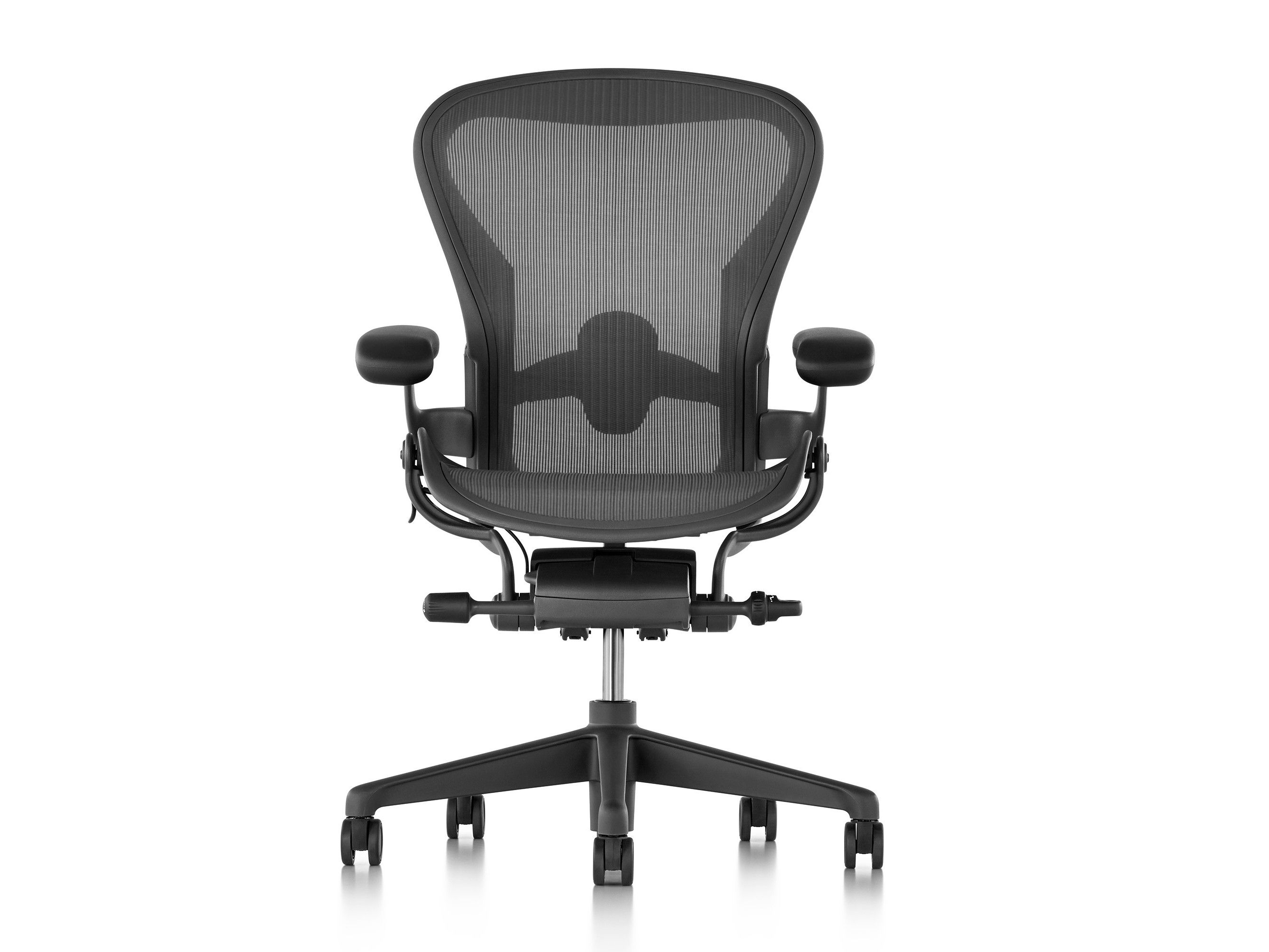 5-спицевое вращающееся офисное кресло с колесами Herman Miller Aeron ARCH-00152986 - Вид №2