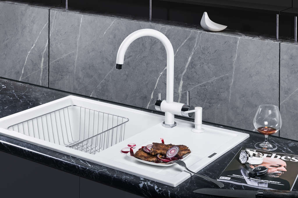 Кухонная мойка Sumi 86 BL OMOIKIRI 4993646 - Вид №1