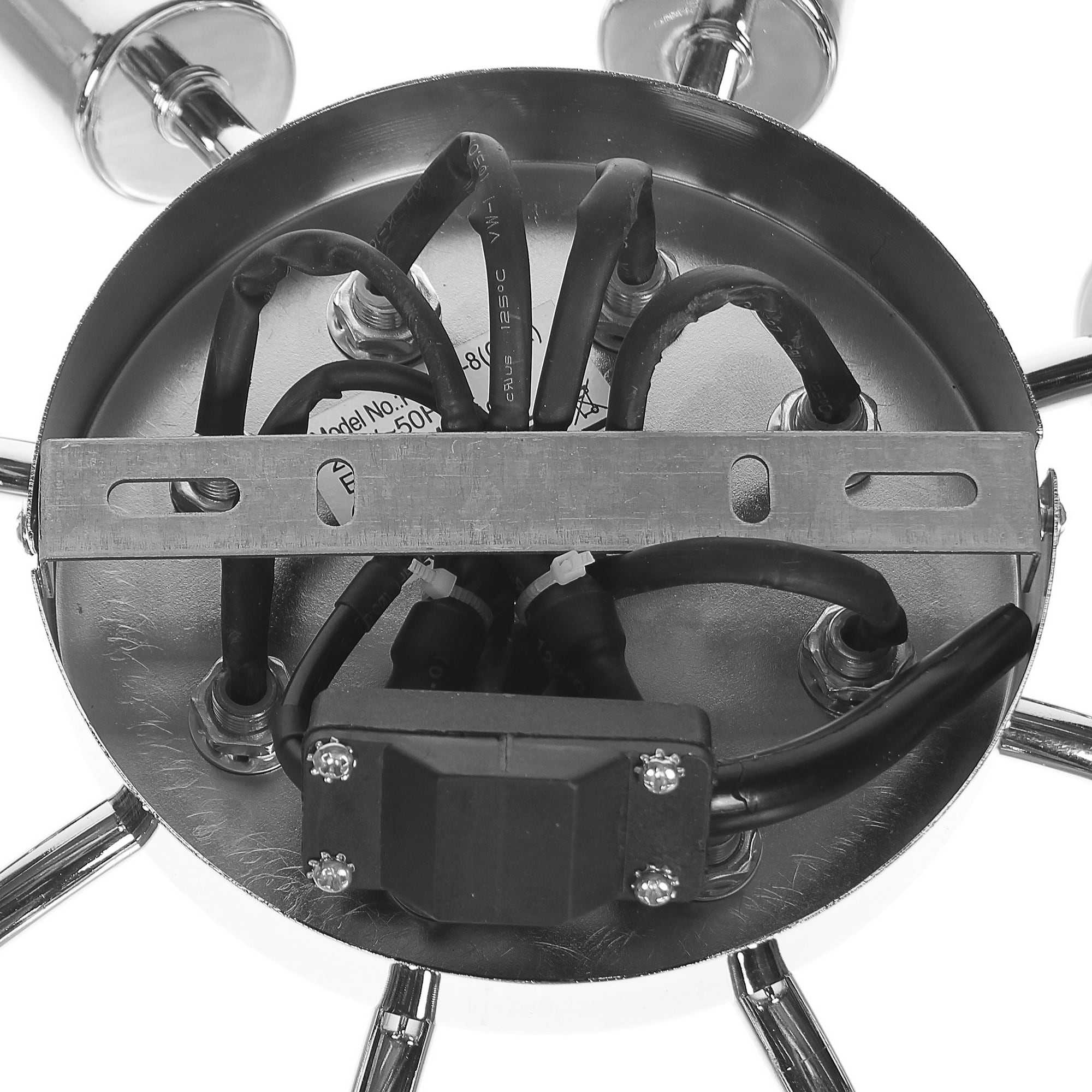 18597298 Люстра 8хЕ14х40 Вт, цвет хром Element Santreyd - Вид №4