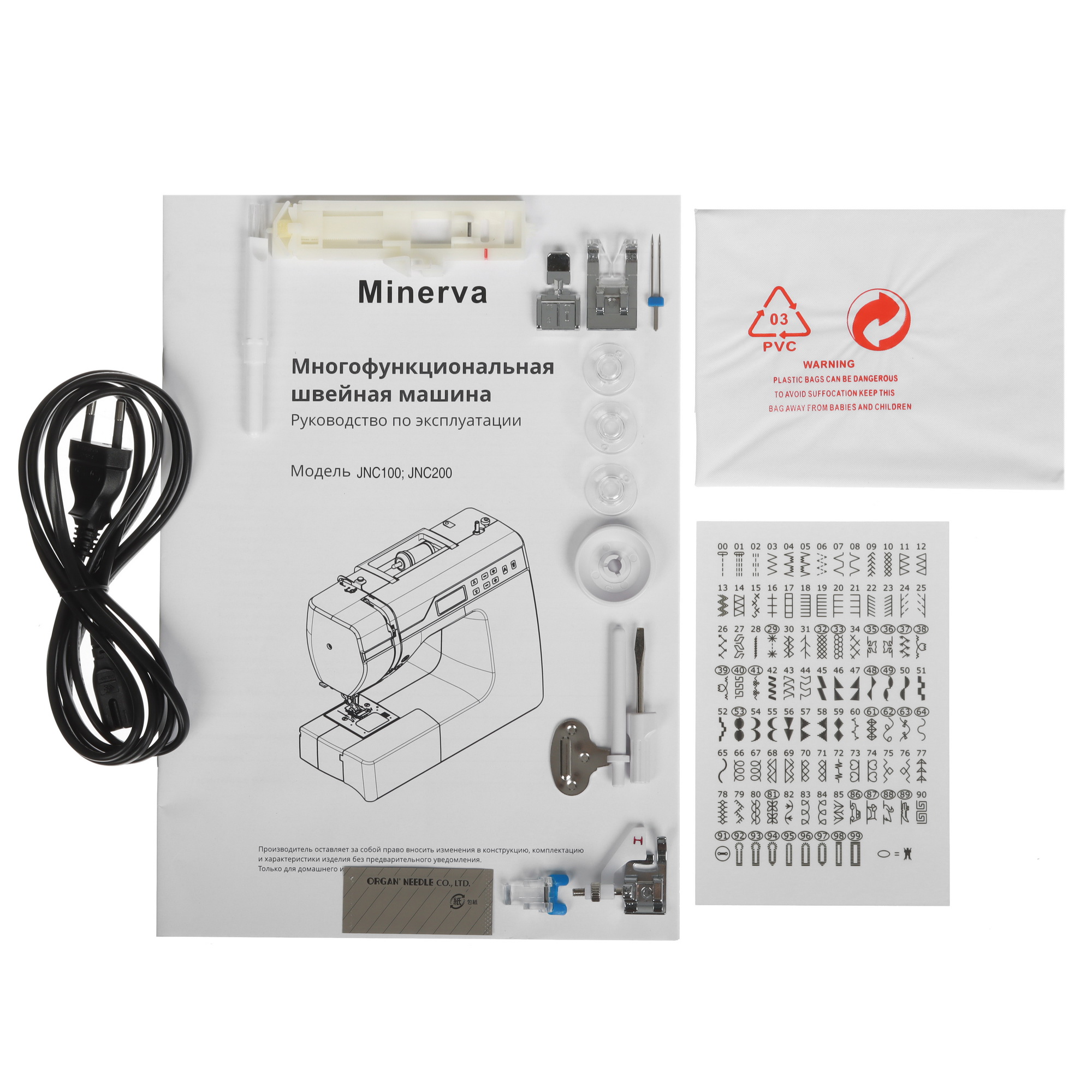 9925450 Швейная машина Minerva JNC100 STDN-0021729 - Вид №8