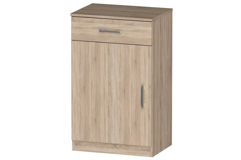 91071168 Тумба офисная Furnistyle ЛТ-01 55x90x40 см 1 ящик ЛДСП цвет дуб сонома STLM-0468304