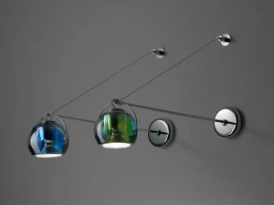 Fabbian Регулируемый настенный светильник Beluga colour