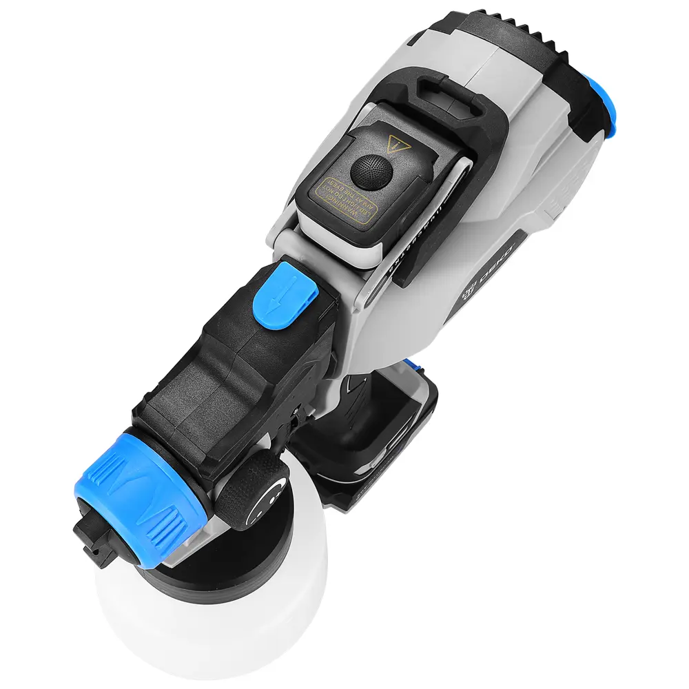 Краскопульт аккумуляторный Deko DSG20K2 Pro, 20 В Li-ion 2.3 Ач, 0.6 л/мин STLM-2162898 - Вид №7
