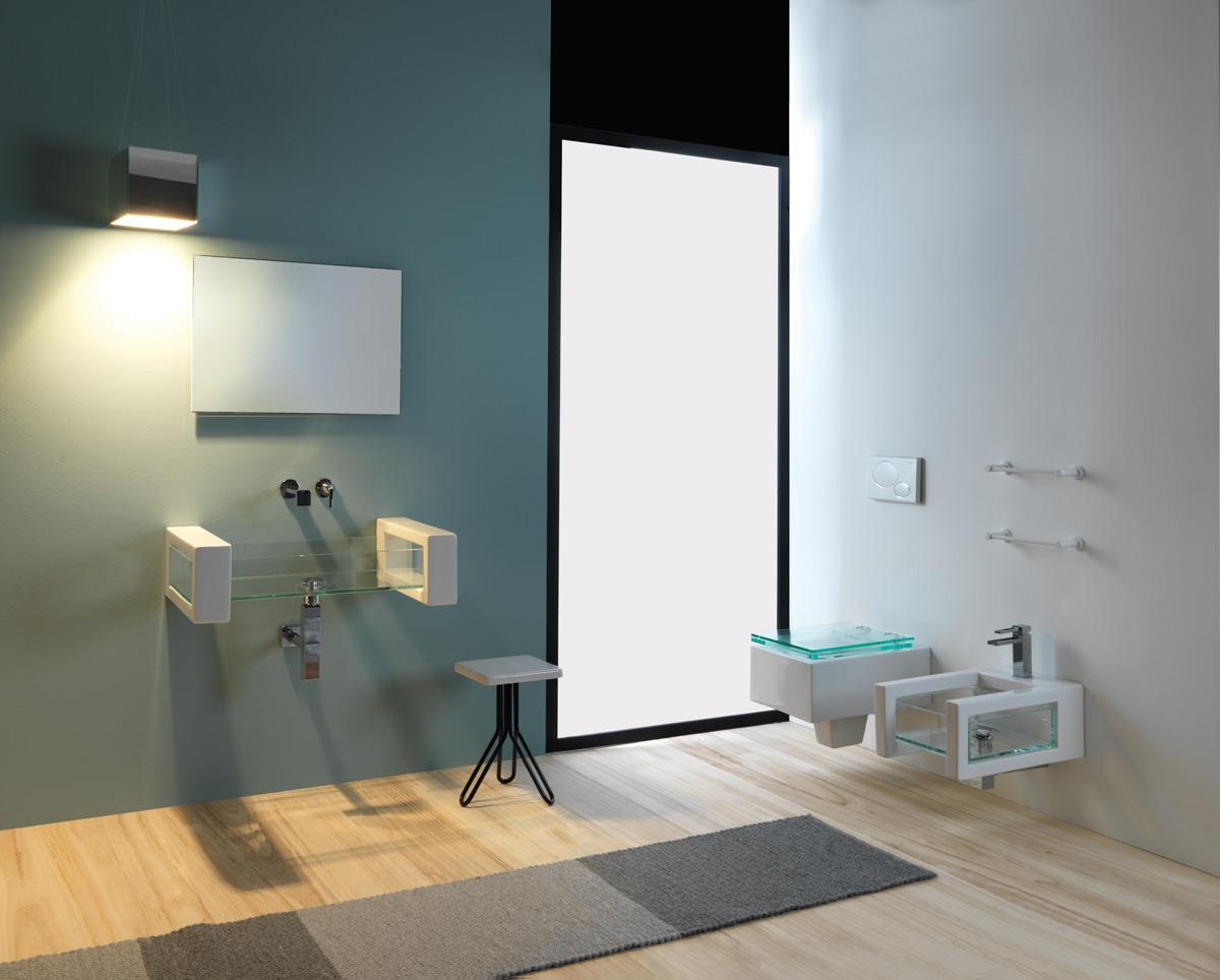 GLLA60 Накладная раковина на столешницу GSG CERAMIC GLASS - Вид №1